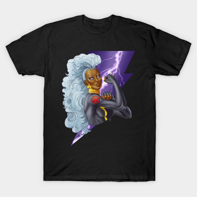 Respect the Storm T-Shirt by Next Universe Designs